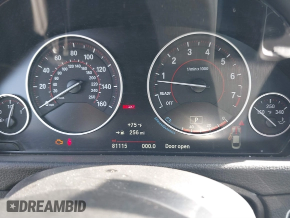 2016 BMW 4 Series 428i with VIN WBA3N7C57GK227468, listed as a IAAI auction lot 41188647 with 81,115 mi miles and . Bid and sale history available at carsss.com. Image 7.