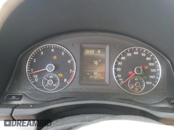 2010 Volkswagen Jetta S with VIN 3VWJZ7AJ0AM079420, listed as a Copart auction lot 62963995 with 244,277 mi miles and Salvage title. Bid and sale history available at DreamBid. Image 9.