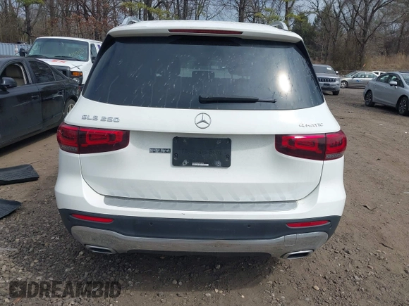 2022 Mercedes-Benz GLB with VIN W1N4M4HB5NW182536, listed as a IAAI auction lot 41885016 with 23,396 mi miles. Bid and sale history available at carsss.com. Image 16.