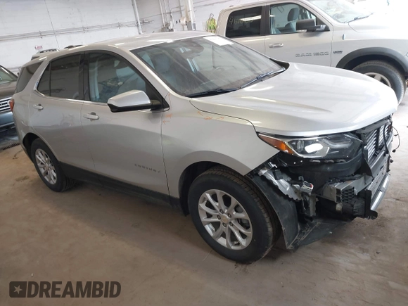 2020 Chevrolet Equinox LT with VIN 3GNAXUEV6LS514791, listed as a IAAI auction lot 41840287 with 50,600 mi miles. Bid and sale history available at carsss.com. Image 1.