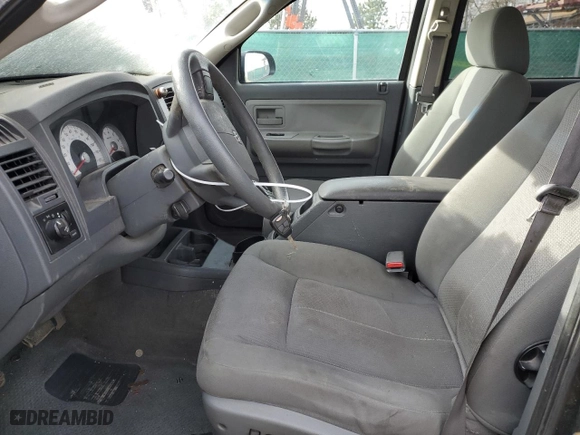 2006 Dodge Dakota SLT with VIN 1D7HW48N66S716560, listed as a Copart auction lot 49677695 with 163,717 mi miles and Salvage Title. Bid and sale history available at carsss.com. Image 7.