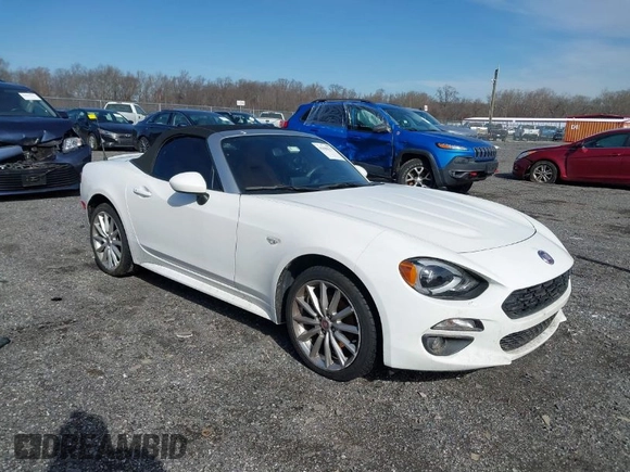 2020 FIAT 124 Spider Abarth with VIN JC1NFAEK9L0145379, listed as a IAAI auction lot 41608117 with 36,093 mi miles and . Bid and sale history available at DreamBid. Image 1.