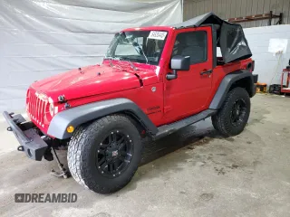 2014 Jeep Wrangler Sport with VIN 1C4AJWAG6EL139619, listed as a Copart auction lot 54935445 with 79,001 mi miles and Salvage title. Bid and sale history available at DreamBid. Image 1.