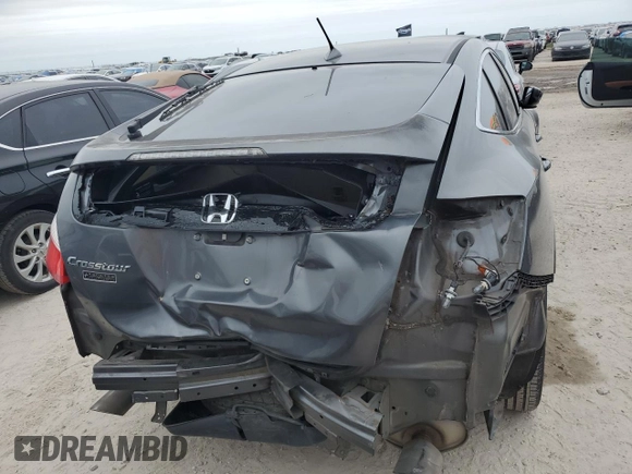 2012 Honda Crosstour EX-L with VIN 5J6TF3H59CL003652, listed as a Copart auction lot 76438264 with 190,252 mi miles and Salvage Title. Bid and sale history available at carsss.com. Image 6.