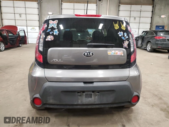 2015 Kia Soul + with VIN KNDJP3A55F7193547, listed as a Copart auction lot 46675965 with 113,895 mi miles and Salvage Title. Bid and sale history available at carsss.com. Image 6.
