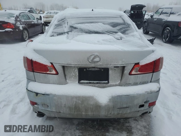 2012 Lexus IS 250 with VIN JTHCF5C2XC5053025, listed as a Copart auction lot 88411205 with 219,717 mi miles and Salvage Title. Bid and sale history available at DreamBid. Image 6.