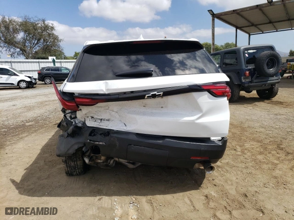 2022 Chevrolet Traverse LS with VIN 1GNERFKW7NJ116451, listed as a Copart auction lot 72052994 with 204,110 mi miles and Salvage Title. Bid and sale history available at carsss.com. Image 6.
