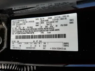 2019 Ford F-150 XL with VIN 1FTEW1E54KFB61479, listed as a Copart auction lot 53517095 with 104,201 mi miles and Salvage title. Bid and sale history available at DreamBid. Image 12.