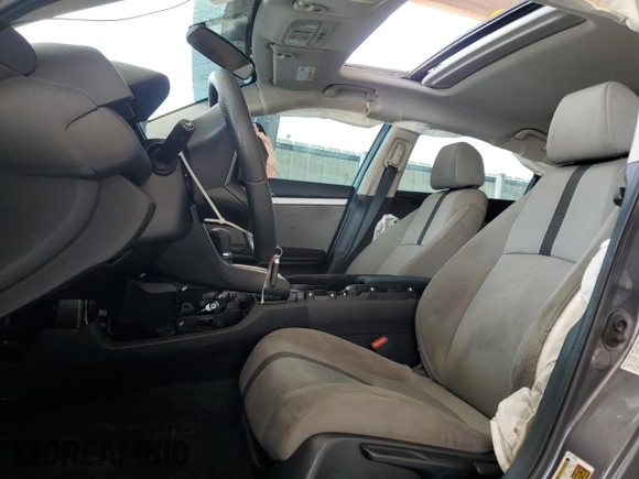 2017 Honda Civic LX with VIN 19XFC2F56HE206118, listed as a Copart auction lot 58777885 with 59,710 mi miles and Salvage title. Bid and sale history available at DreamBid. Image 7.