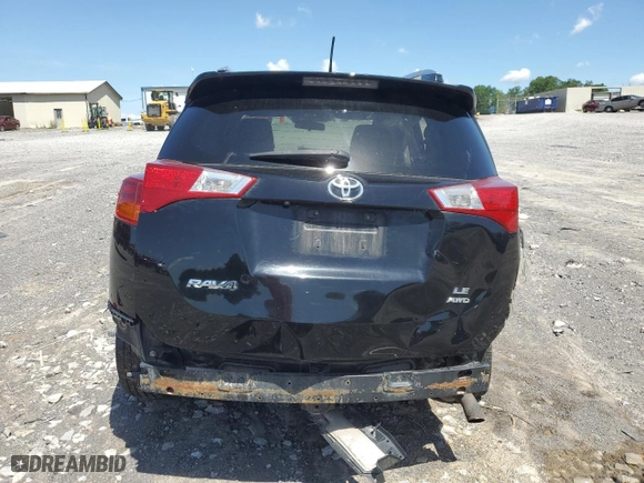 2015 Toyota RAV4 LE with VIN 2T3BFREVXFW376841, listed as a Copart auction lot 56470274 with 130,280 mi miles and Salvage Title. Bid and sale history available at carsss.com. Image 6.