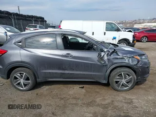 2022 Honda HR-V EX with VIN 3CZRU6H58NM704394, listed as a IAAI auction lot 41709238 with 65,401 mi miles. Bid and sale history available at carsss.com. Image 14.