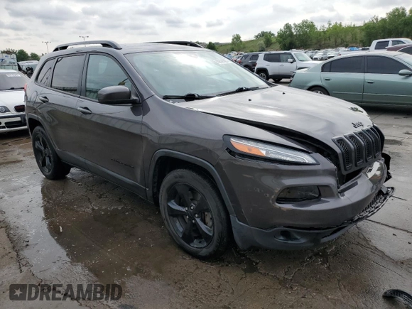 2018 Jeep Cherokee Limited with VIN 1C4PJMDX7JD520880, listed as a Copart auction lot 59398885 with 87,786 mi miles and Salvage title. Bid and sale history available at DreamBid. Image 4.