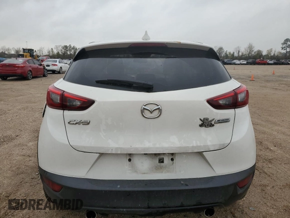 2017 Mazda CX-3 Sport with VIN JM1DKDB7XH0154076, listed as a Copart auction lot 86657104 with 87,655 mi miles and Salvage Title. Bid and sale history available at carsss.com. Image 6.