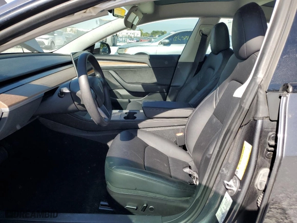 2023 Tesla Model 3 with VIN 5YJ3E1EA3PF427867, listed as a Copart auction lot 41621475 with 43,510 mi miles and Non Repairable. Bid and sale history available at carsss.com. Image 7.