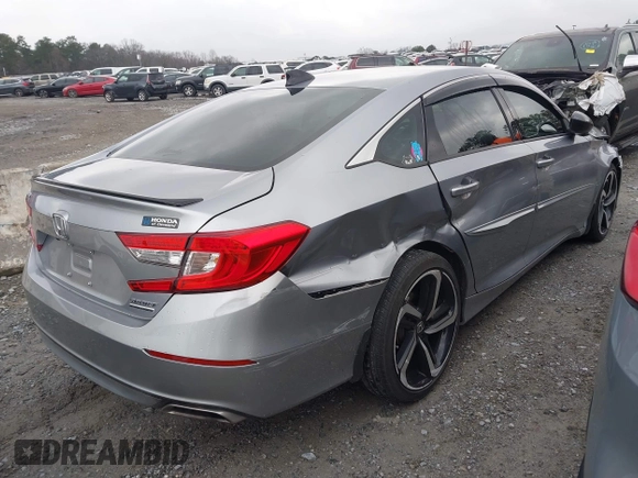 2022 Honda Accord Sedan Sport SE with VIN 1HGCV1F40NA077159, listed as a IAAI auction lot 41620062 with 31,396 mi miles. Bid and sale history available at carsss.com. Image 4.