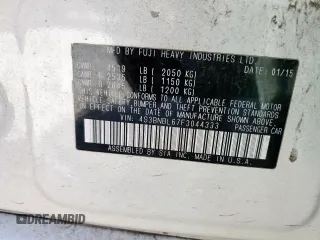 2015 Subaru Legacy Limited z VIN 4S3BNBL67F3044333, wystawiony jako Copart lot #59894395 z przebiegiem 84 049 mil mil oraz Szkoda całkowita • Salvage title. Historia ofert i sprzedaży dostępna na DreamBid. Obrazek 12.