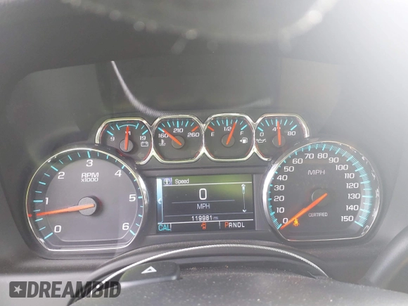 2019 Chevrolet Tahoe Commercial z VIN 1GNLCDEC1KR218436, wystawiony jako IAAI lot #42286365 z przebiegiem 119 981 mil mil oraz . Historia ofert i sprzedaży dostępna na DreamBid. Obrazek 7.