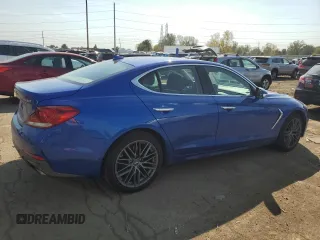 2019 Genesis G70 2.0T Advanced with VIN KMTG64LA3KU030227, listed as a Copart auction lot 75697324 with 79,926 mi miles and Non Repairable. Bid and sale history available at carsss.com. Image 3.