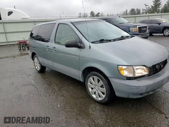 2000 Toyota Sienna CE with VIN 4T3GF19C0YU301648, listed as a Copart auction lot 49411324 with 227,142 mi miles and Salvage Title. Bid and sale history available at carsss.com. Image 11.