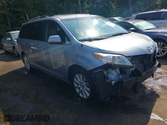 2014 Toyota Sienna Limited with VIN 5TDDK3DC0ES087274, listed as a IAAI auction lot 42478942 with 102,265 mi miles and . Bid and sale history available at DreamBid. Image 1.
