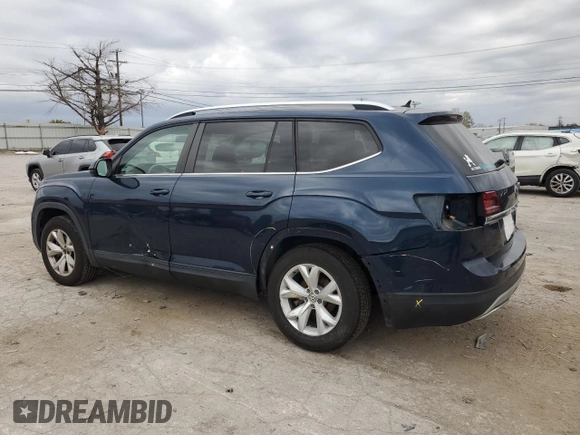 2018 Volkswagen Atlas S z VIN 1V2AR2CA9JC588635, wystawiony jako Copart lot #77385294 z przebiegiem 120 300 mil mil oraz Szkoda całkowita • Salvage title. Historia ofert i sprzedaży dostępna na DreamBid. Obrazek 2.