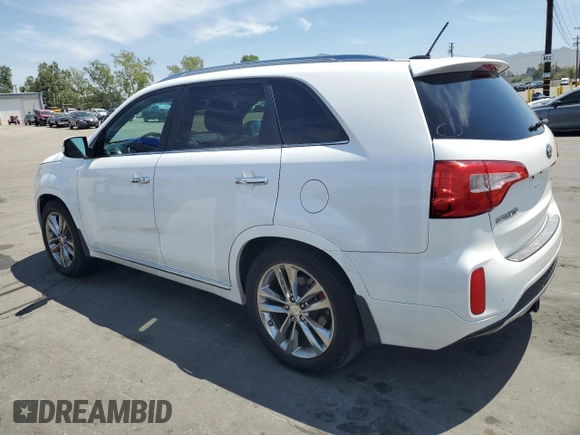 2015 Kia Sorento SX Limited with VIN 5XYKW4A76FG632966, listed as a Copart auction lot 53988945 with 125,778 mi miles and Clean Title. Bid and sale history available at carsss.com. Image 2.