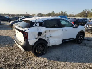 2025 Nissan Kicks SV with VIN 3N8AP6CA9SL302274, listed as a Copart auction lot 43530765 with 1,855 mi miles and Non Repairable. Bid and sale history available at carsss.com. Image 3.