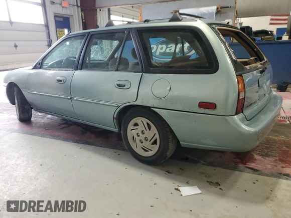 1997 Ford Escort LX z VIN 3FALP15P9VR107467, wystawiony jako Copart lot #76061074 z przebiegiem 69 873 mil mil oraz Czysty tytuł • Clean title. Historia ofert i sprzedaży dostępna na DreamBid. Obrazek 2.