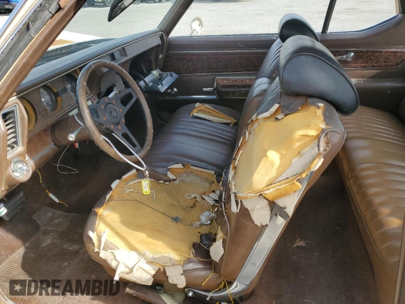 1970 Oldsmobile Cutlass with VIN 342570Z127532, listed as a Copart auction lot 49906135 with 34,224 mi miles and Salvage Title. Bid and sale history available at DreamBid. Image 7.