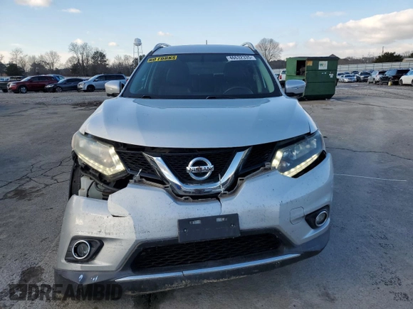 2015 Nissan Rogue SL with VIN 5N1AT2MT7FC865949, listed as a Copart auction lot 46632335 with 165,981 mi miles and Salvage Title. Bid and sale history available at carsss.com. Image 5.