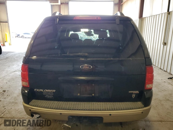 2005 Ford Explorer Eddie Bauer with VIN 1FMDU74W45UA32717, listed as a Copart auction lot 75333914 with 155,526 mi miles and Salvage title. Bid and sale history available at DreamBid. Image 6.