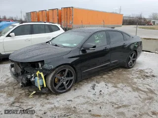 2018 Chevrolet Impala Premier with VIN 2G1125S33J9127022, listed as a Copart auction lot 44958275 with 128,327 mi miles and Salvage Title. Bid and sale history available at carsss.com. Image 1.
