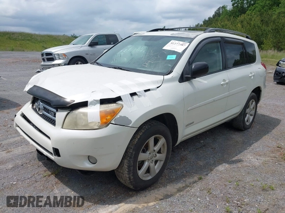 2008 Toyota RAV4 Ltd with VIN JTMZK31V385022828, listed as a IAAI auction lot 41577387 with 193,421 mi miles. Bid and sale history available at carsss.com. Image 2.