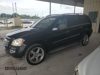 2009 Mercedes-Benz GL-Class 5.5L with VIN 4JGBF86E49A523923, listed as a Copart auction lot 76511554 with 184,489 mi miles and Salvage Title. Bid and sale history available at carsss.com. Image 1.