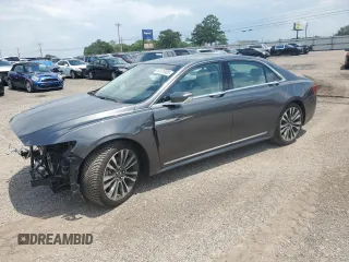 2018 Lincoln Continental Select with VIN 1LN6L9SK3J5605683, listed as a Copart auction lot 62876985 with 43,280 mi miles and Salvage title. Bid and sale history available at DreamBid. Image 1.