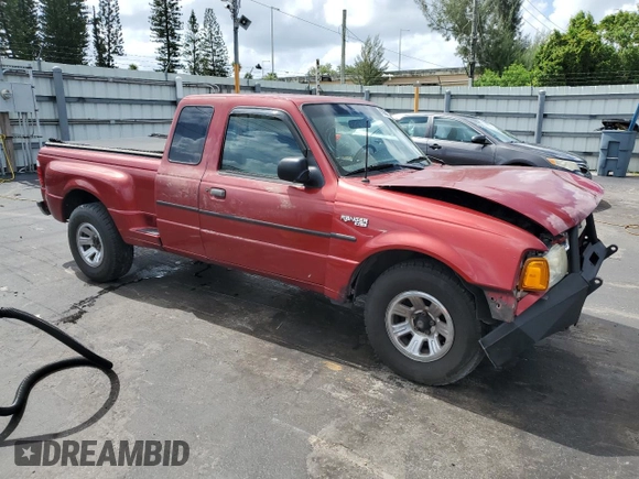 2002 Ford Ranger XL with VIN 1FTYR14V32TA65124, listed as a Copart auction lot 65009025 with 134,746 mi miles and Salvage title. Bid and sale history available at DreamBid. Image 4.