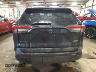 2023 Toyota RAV4 Hybrid XLE with VIN 2T3UWRFV2PW173709, listed as a Copart auction lot 44143205 with 23,050 mi miles and Salvage Title. Bid and sale history available at carsss.com. Image 6.