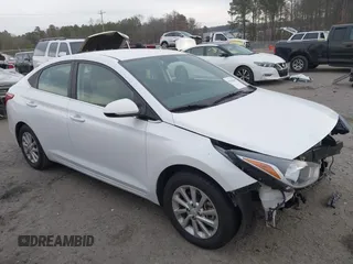 2022 Hyundai Accent SE with VIN 3KPC24A68NE178612, listed as a IAAI auction lot 41230649 with 56,450 mi miles. Bid and sale history available at carsss.com. Image 1.