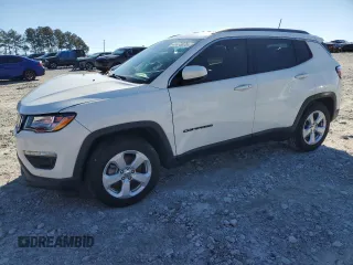 2021 Jeep Compass Latitude with VIN 3C4NJCBB5MT539001, listed as a Copart auction lot 41473875 with 75,082 mi miles and Salvage Title. Bid and sale history available at carsss.com. Image 1.