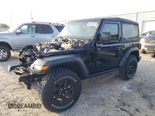 2022 Jeep Wrangler Sport S with VIN 1C4GJXAG1NW201457, listed as a Copart auction lot 60515735 with 38,623 mi miles and Salvage title. Bid and sale history available at DreamBid. Image 1.