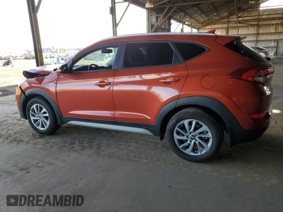 2018 Hyundai Tucson SEL Plus with VIN KM8J33A49JU605252, listed as a Copart auction lot 44616425 with 58,721 mi miles and Salvage Title. Bid and sale history available at carsss.com. Image 2.