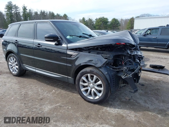 2016 Land Rover Range Rover Sport V6 HSE with VIN SALWR2VF8GA575050, listed as a IAAI auction lot 41892682 with 117,797 mi miles. Bid and sale history available at carsss.com. Image 1.