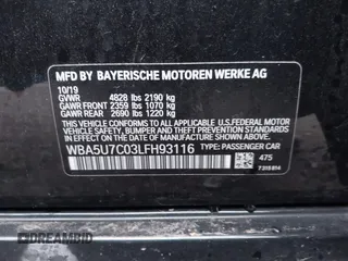2020 BMW 3 Series M340i z VIN WBA5U7C03LFH93116, wystawiony jako IAAI lot #41826452 z przebiegiem Nie podano mil oraz . Historia ofert i sprzedaży dostępna na DreamBid. Obrazek 9.