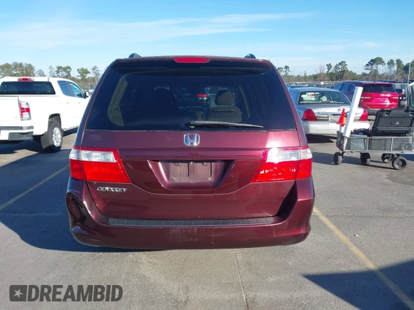 2007 Honda Odyssey EX with VIN 5FNRL38487B440275, listed as a IAAI auction lot 41588030 with 280,937 mi miles. Bid and sale history available at carsss.com. Image 17.