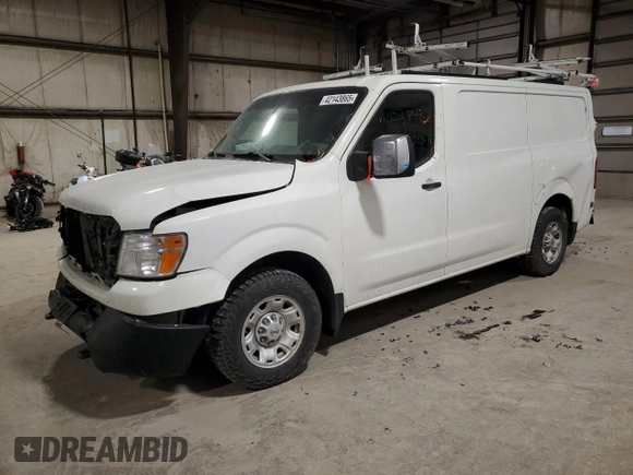 2020 Nissan NV SV z VIN 1N6AF0KYXLN807877, wystawiony jako Copart lot #49361165 z przebiegiem 152 849 mil mil oraz Szkoda całkowita • Salvage title. Historia ofert i sprzedaży dostępna na DreamBid. Obrazek 1.
