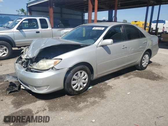 2006 Toyota Camry STD with VIN 4T1BE32K56U136020, listed as a Copart auction lot 50773735 with 185,622 mi miles and Salvage Title. Bid and sale history available at carsss.com. Image 1.