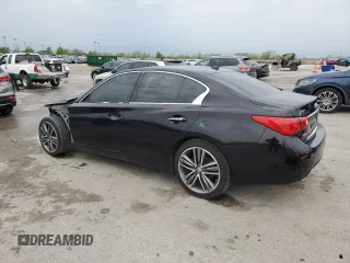 2014 Infiniti Q50 Premium with VIN JN1BV7AR1EM702315, listed as a Copart auction lot 51232075 with 141,429 mi miles and Salvage Title. Bid and sale history available at DreamBid. Image 2.