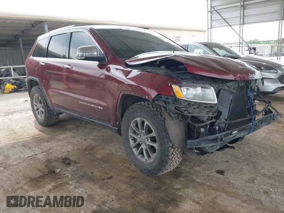 2016 Jeep Grand Cherokee Limited 75th Anniversary with VIN 1C4RJFBG2GC347615, listed as a IAAI auction lot 41945528 with 134,363 mi miles and . Bid and sale history available at DreamBid. Image 1.