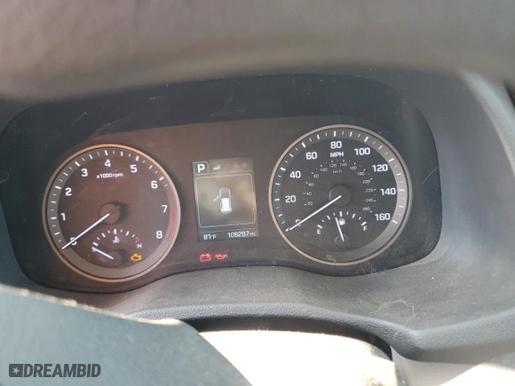 2016 Hyundai Tucson SE with VIN KM8J23A44GU073999, listed as a Copart auction lot 78030044 with 108,297 mi miles and Salvage Title. Bid and sale history available at carsss.com. Image 9.