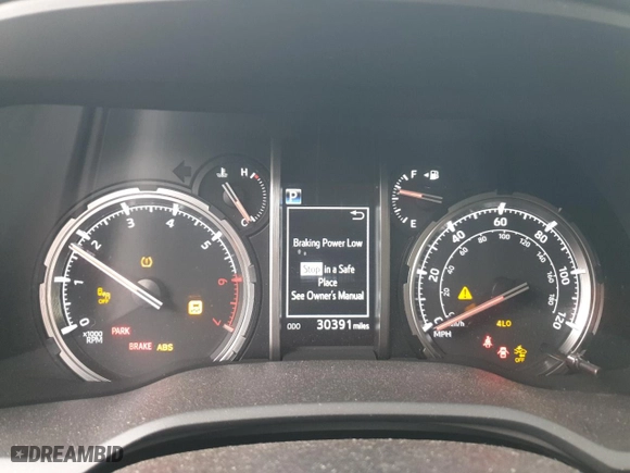 2023 Toyota 4Runner TRD Off Road Premium with VIN JTERU5JR1P6159411, listed as a Copart auction lot 46166315 with 30,391 mi miles and Salvage Title. Bid and sale history available at carsss.com. Image 9.